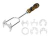 1set Adjustable Sink Wrench Basin Faucet Installer Wrench Removal Tool Plumbing Spanner Installation For Home Plumbing Tasks