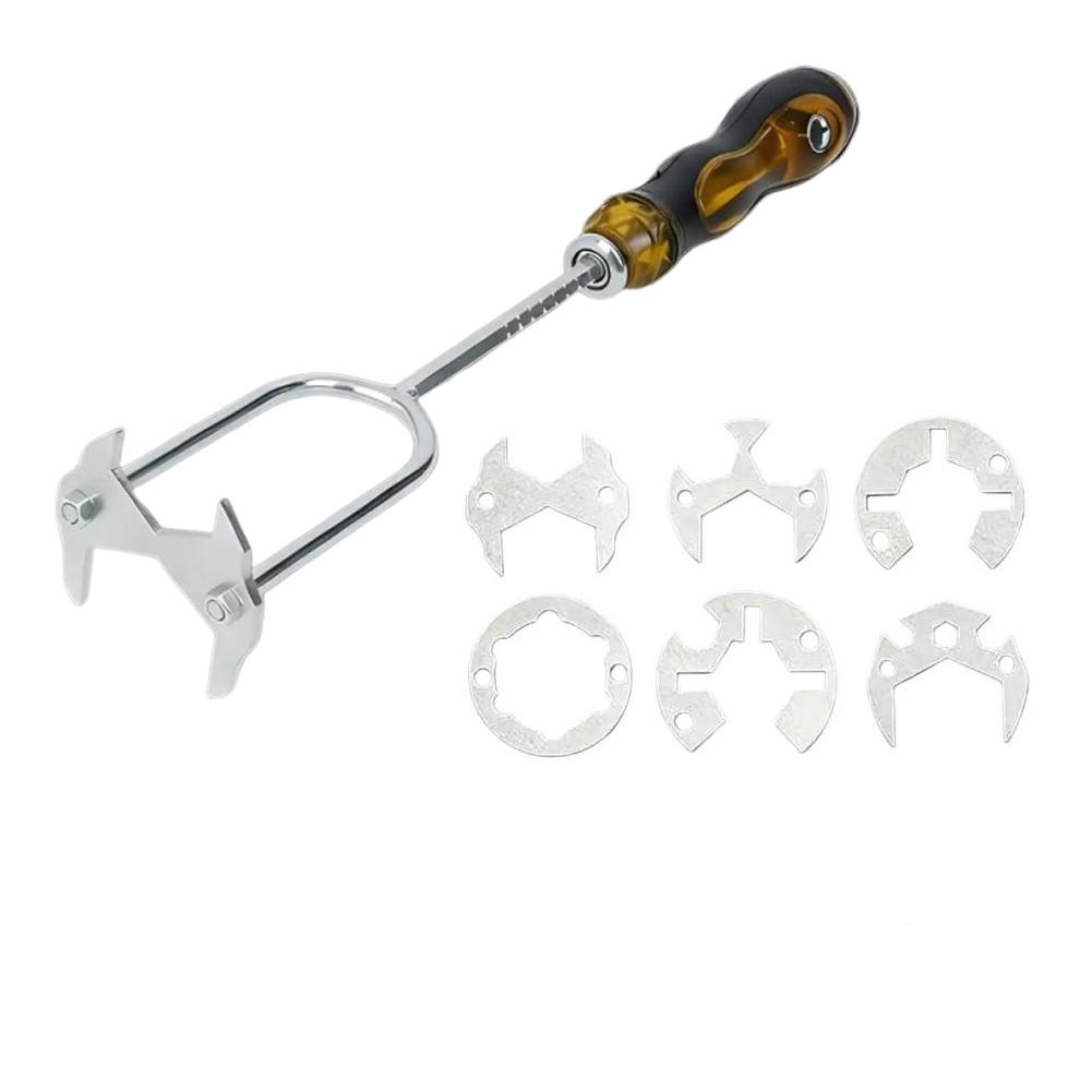 1set Adjustable Sink Wrench Basin Faucet Installer Wrench Removal Tool Plumbing Spanner Installation For Home Plumbing Tasks