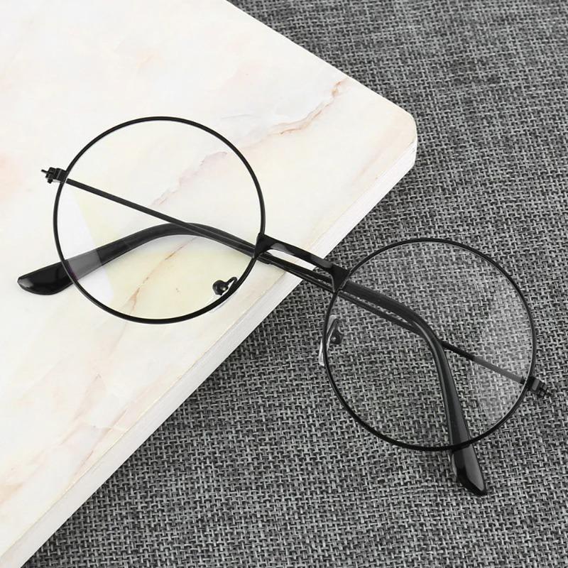 Retro Round Frame Anti-Blue Radiation Glasses Ultralight Men Women  Blue Light Blocking Glasses Eyewear Computer Goggles