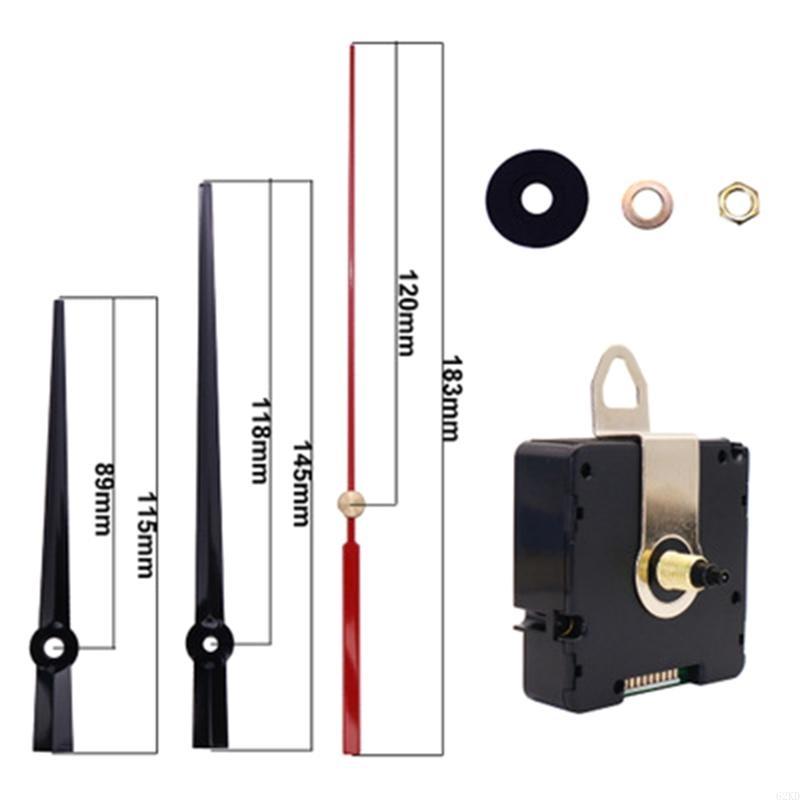 62KD UK MSF for Time Atomic Radio Controlled Wall Clock Movement Mechanism DIY Replacement Set Accessories