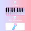 Children Music Instrument Toy with Microphone Battery Powered 37 Keys Electric Music Toy