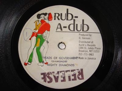 12inch Record MIGHTY DIAMONDS - Heads Of Government DG0050 Rub-A-Dub 1982 Jamaica Reggae, Ska & Dub Used