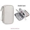 New Travel Organizer Bag Cable Storage Organizers Pouch Carry Case Portable Waterproof Double Layers Storage Bags Cable Cord