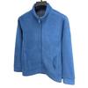 Men Coat Stand-Up Collar Long Sleeve Zipper Closure Polar Fleece Jacket