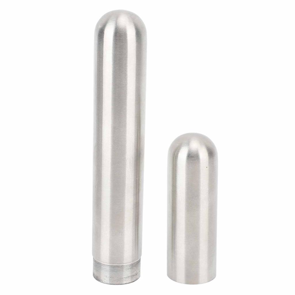 Travel Cigar Case Tube Stainless Steel Exquisite Moisture Retention Metal Cigar Case Tube for Men Women