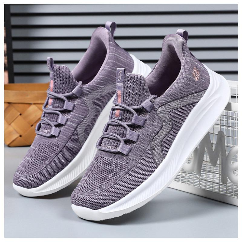 Women's Spring Casual Shoes, Comfortable Versatile Mom Shoes, Breathable Sports Flat Shoes for Ladies