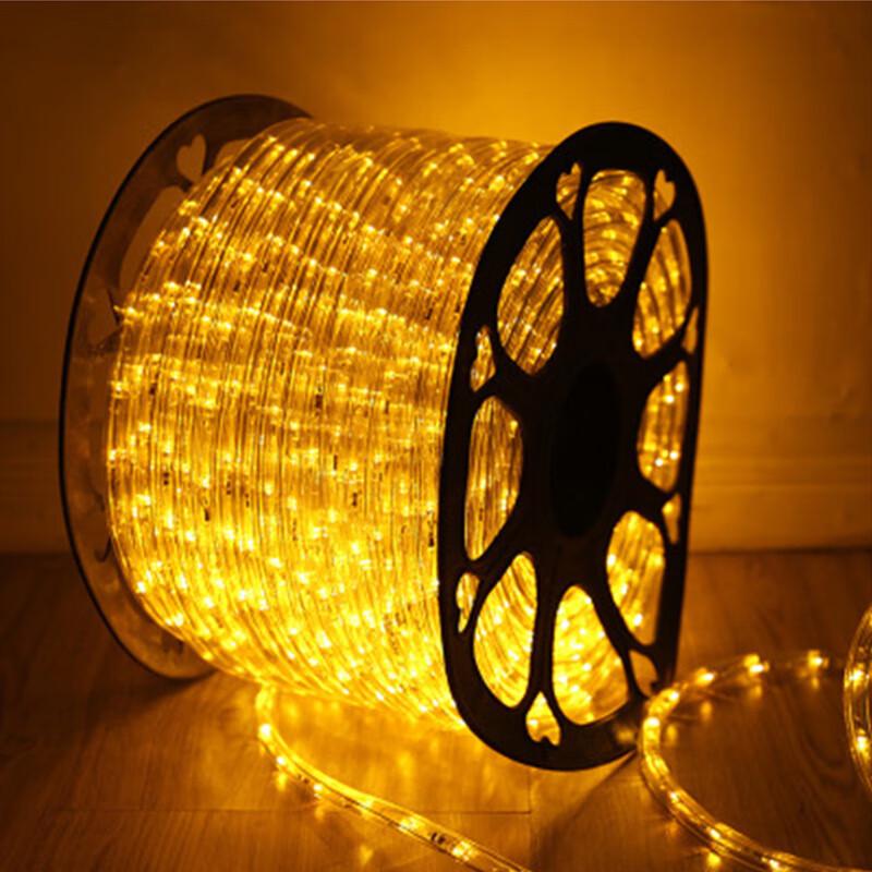 HEIXIE Outdoor LED Rainbow Tube String Lights