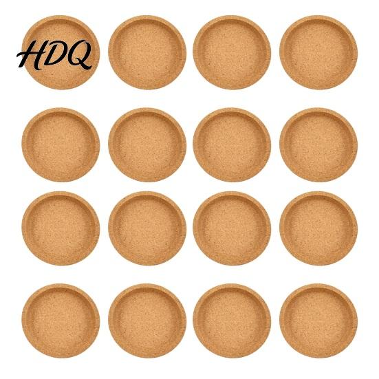 Cork Cup Coaster Coaster Strong Heat Insulation Anti-Slip Performance Absorbent Water Round