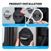 AJW7   For Jeep Car Door Lock Buckle Anti-collision Cover Mute Damping Protector Pad Grand Cherokee Wrangler JK Renegade Gladiator