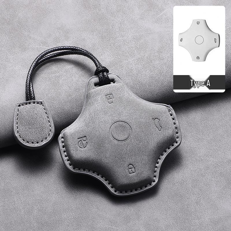 Dongfeng Yipai 007/008/Nano 06 Alcantara Suede 3D Key Case Cover