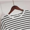 2025 Spring Autumn Long Sleeve Striped T-Shirts Women Basic Casual Tops Female Cozy Loose Cotton Tees T-Shirt New