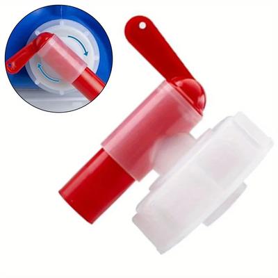 1 Pc Faucet DN40 40mm Horticultural Plant Nutrient Solution Faucet Red White Plastic Faucet Garden Outdoor Garden Faucet