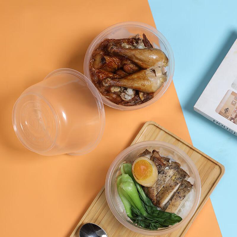 Disposable Plastic Take-Out Bowls
