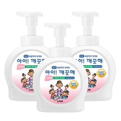 Estou limpo, lave à mão, recipiente, sabor limão fresco, 490ml, 3 peças de cosméticos coreanos