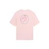 Li Ning SS22 Cherry Blossom Series Loose Short Sleeve Round Neck T-Shirt Women Tops Pink AHSS912-2