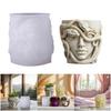 Sculpted Gorgon Silicone Craft Mould Artisticd Planter Gift Boxes Handmade Decorations Demolding Crafting Accessory