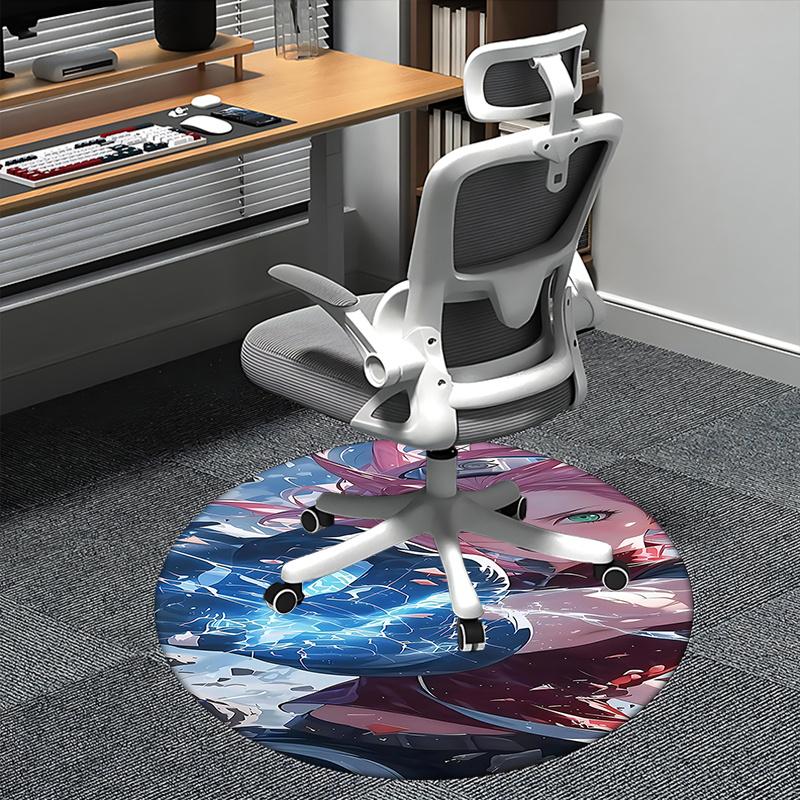 

Anime Character Round Chair Mat - Decorative Rug for Home 80cm