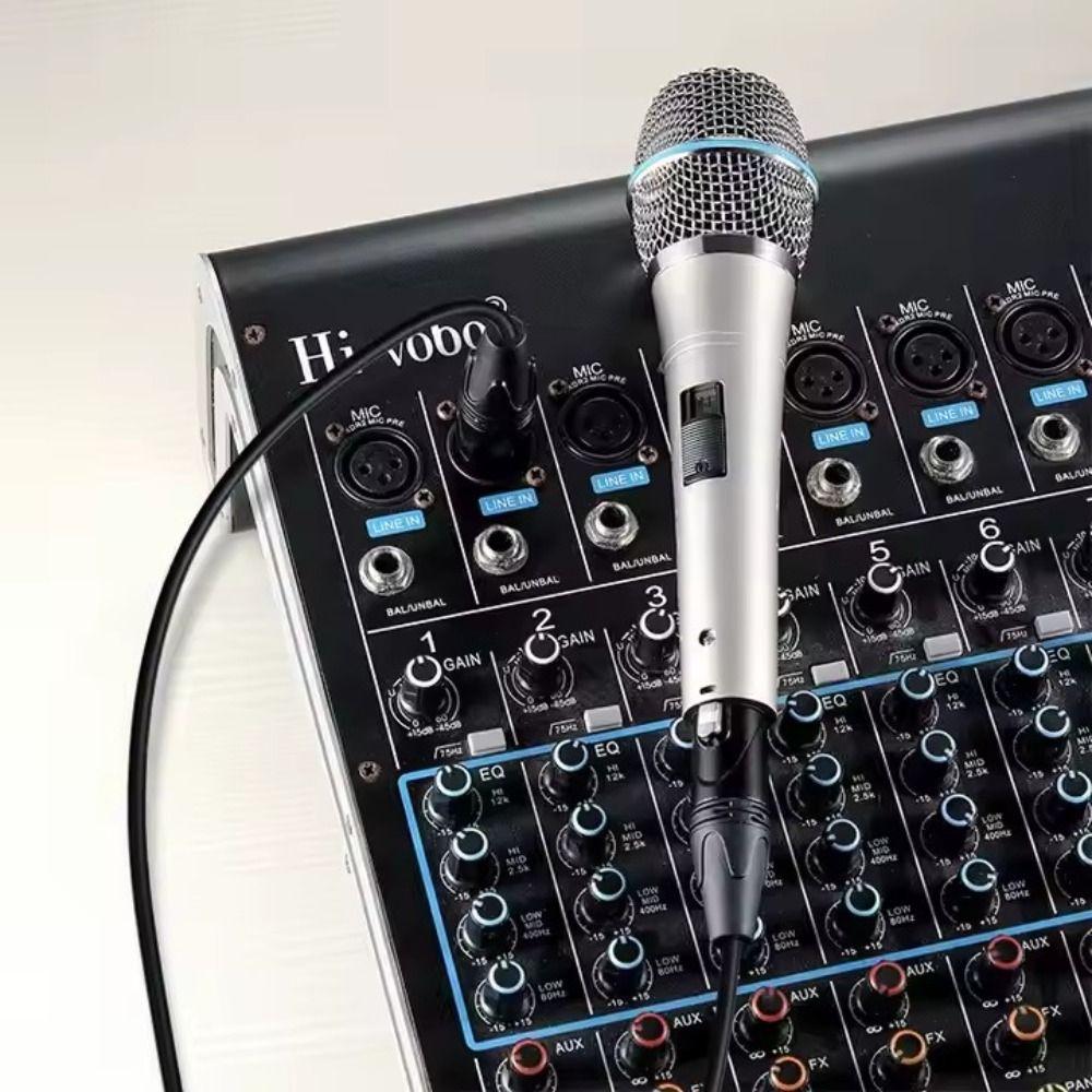 Balansert linje 3-pinners signalkabel XLR-adapter 3-pinners XLR-kabel Scenelys LED-lys