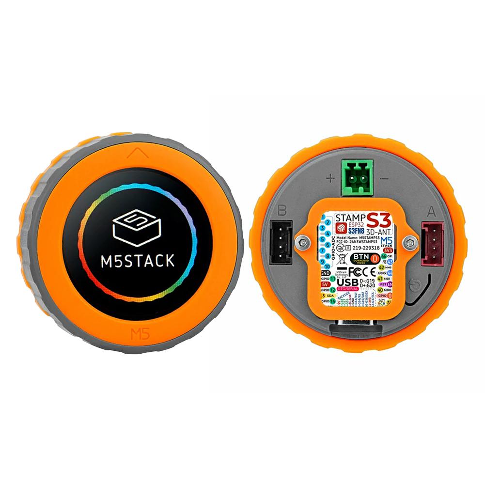 Contrôleur programmable M5Dial Encodeur rotatif Écran tactile rond de 1,28 pouce Contrôle de maison intelligente Bouton rotatif intelligent ESP32-S3