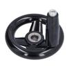 Round Handwheel 3 Spoke Nonslip Convenient Effort Saving Efficient Sturdy Durable Revolving Handle