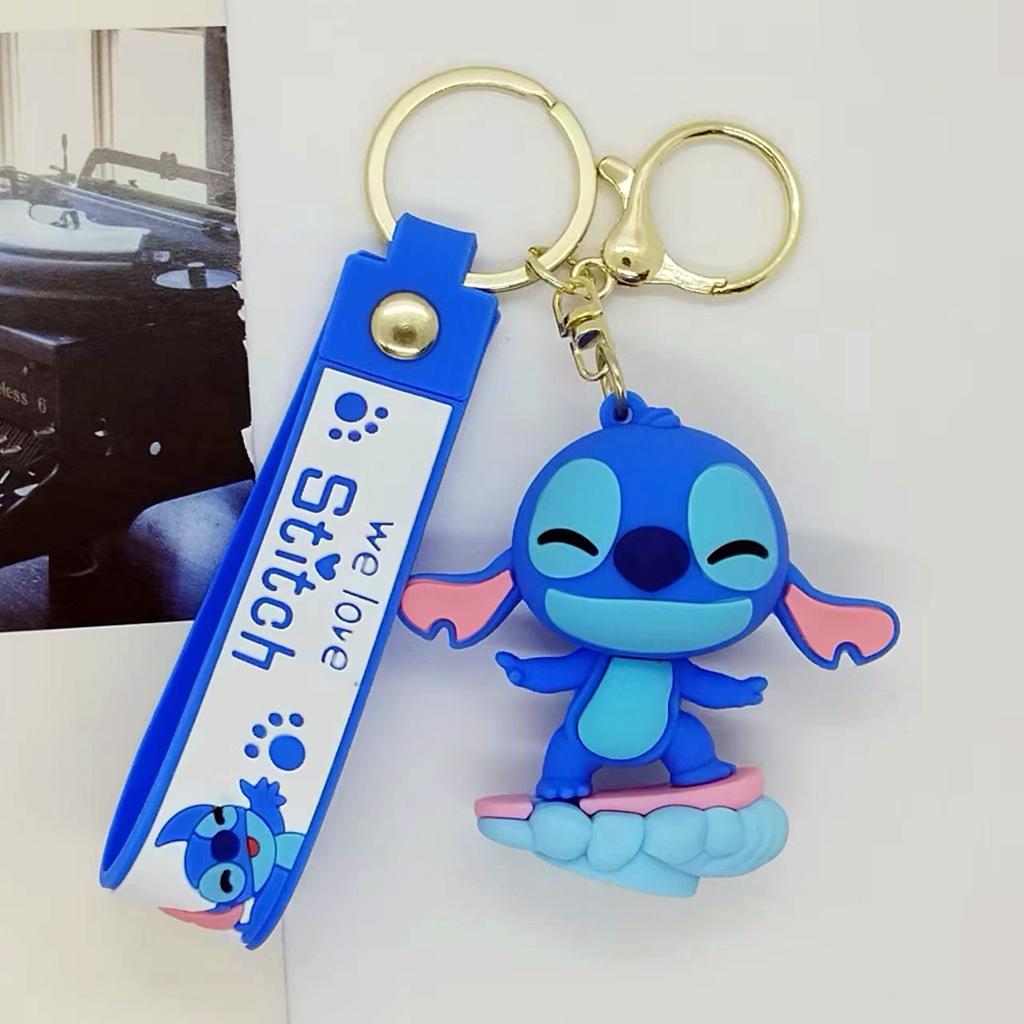Creative Cartoon Stitch Doll Keychain Bag Car Keychain Accessories Gift Wholesale Fashion Toys Anime Cartoon Frind
