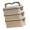 3 Layer Lunch Box 304 Stainless Steel Stackable Portable Large Capacity   Box for Kids Adults Students