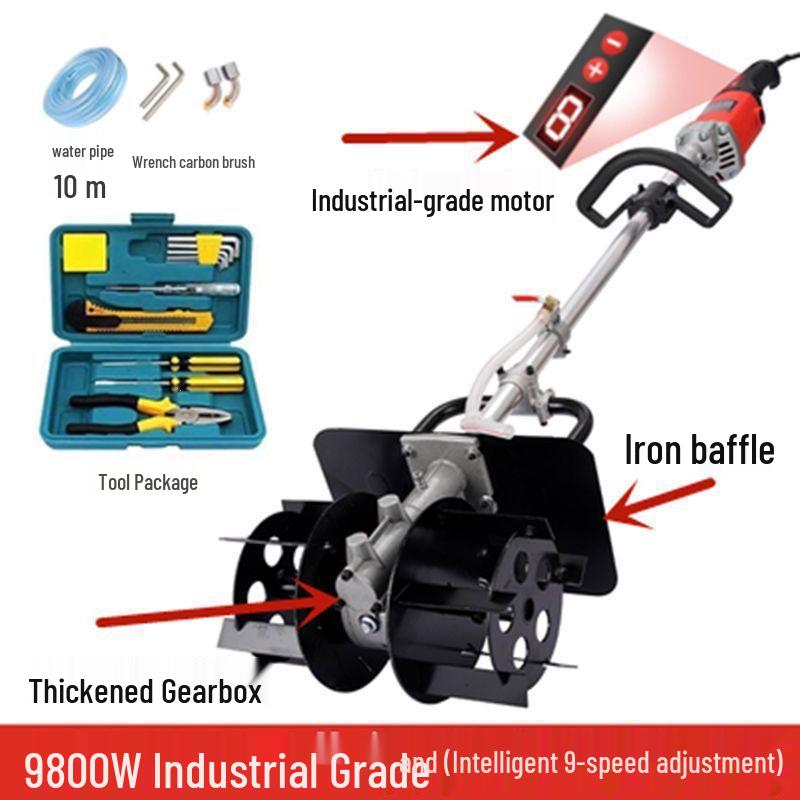 Dual-Use Concrete and Mortar Mixer - Construction Site Tool