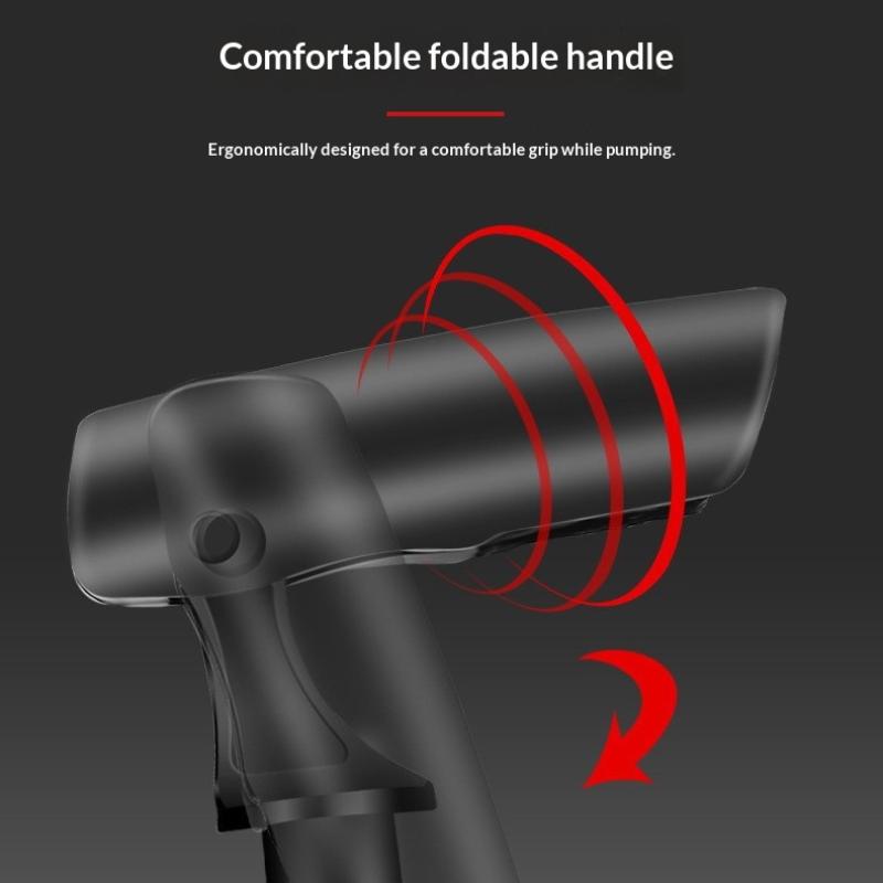 Portable Mini Bike Pump With Bracket Hand Cycling Mountain Bike Air Pump Bicycle Tire Inflator Bicycle Parts