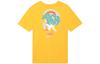 Nike Women'ss Logo Print Cartoon Crewneck Retro T-Shirt Yellow DV3204-739