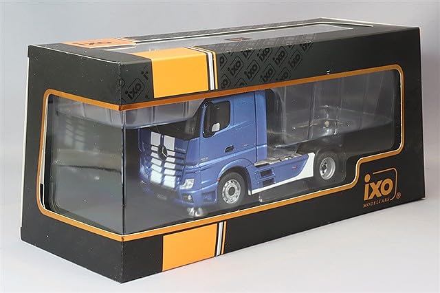 IXO Scale Actros MP4 Metalická modrá 1/43 Mercedes-Benz