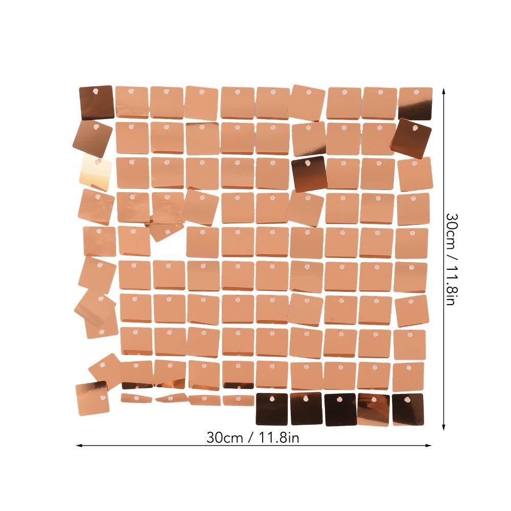 6pcs 30 x 30cm Sequin Wall Panels Square Party Backdrop Panels Glitter Wall Backdrop Home Decor
