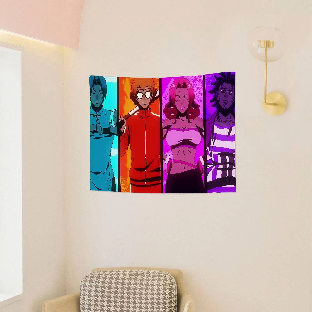 The GGod Of High School Tapestry Wall Hanging Printed Polyester Tapestry INS Decoration Wall Decor