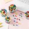 100Pcs/Box Assorted Making Thumb Tacks Multicolor Plastic Tacks Push Pins Cork Board Office School Stationery Supplies