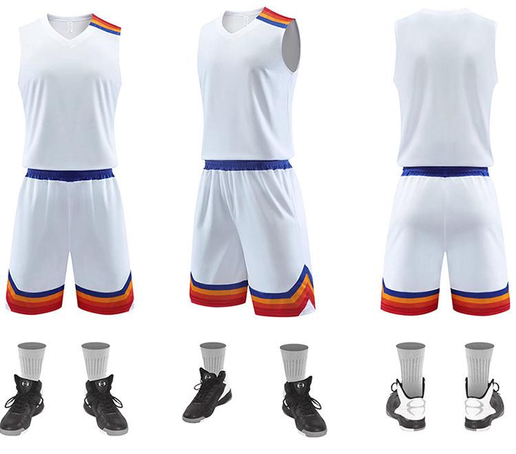 New Basketball Jersey Set Children'S Men'S And Women'S College Students' Game Jersey Printing Training Jersey Vest Sports Jersey