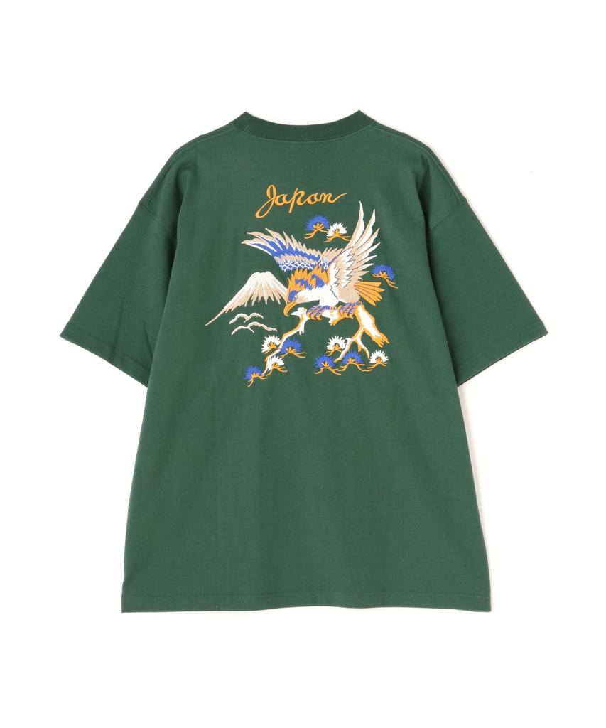 Avirex Souvenir Pocket Short Sleeve XL T-Shirt, Men's (140), Green, 783-3134091