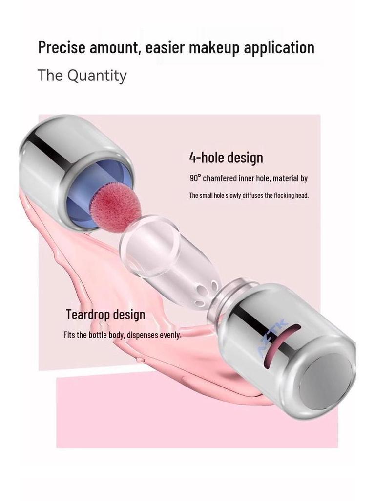 AZTK Velvet Matte Nude Liquid Blush & Highlighter for Contour and Complexion Enhancement.