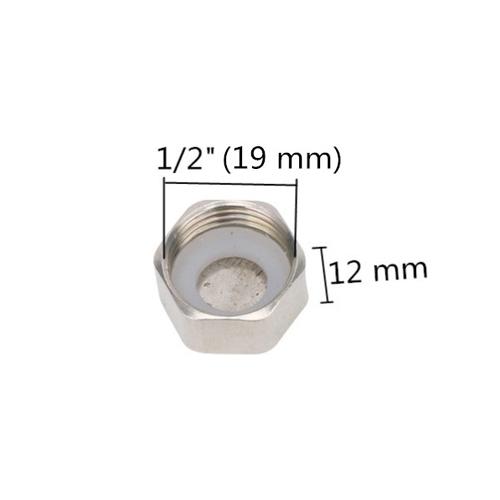 

1/2 ,3/4 ,1 Female Thread End Cap Garden Orchard Agriculture irrigation with Rubber Washer Plumbing Accessories pipe fittings срібний