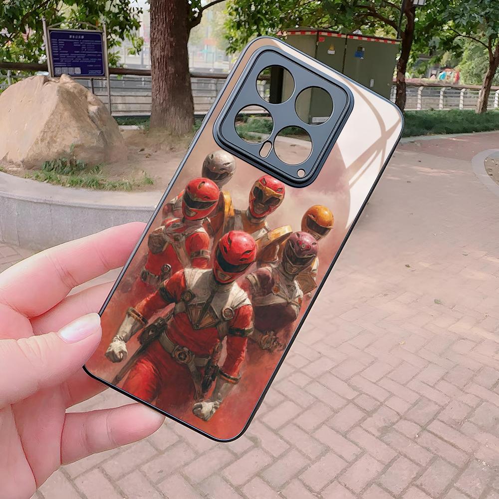 

Cartoon P-PowerS R-Rangers Phone Case for Xiaomi Redmi Note 14 13 12 14c 13c 13x A5 A3 A2 Pro plus glass Cover Redmi A3