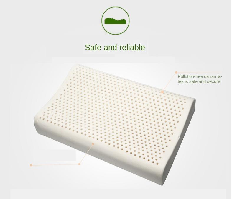Pure natural latex pillows, sleep latex massage pillows, orthopedic pillows, pure natural latex memory pillows, enhance immunity