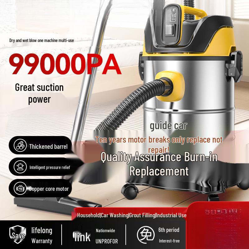 High-Power Vacuum Cleaner for Home, Car, and Industrial Use