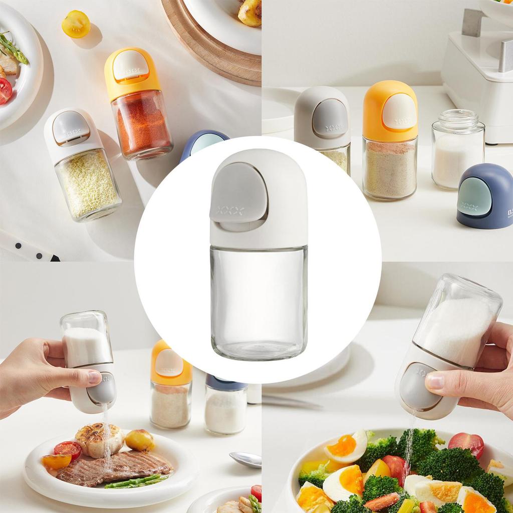 Kitchen Supplies Multipurpose Reusable Storage Container Salt Shaker Portable Dustproof Spice