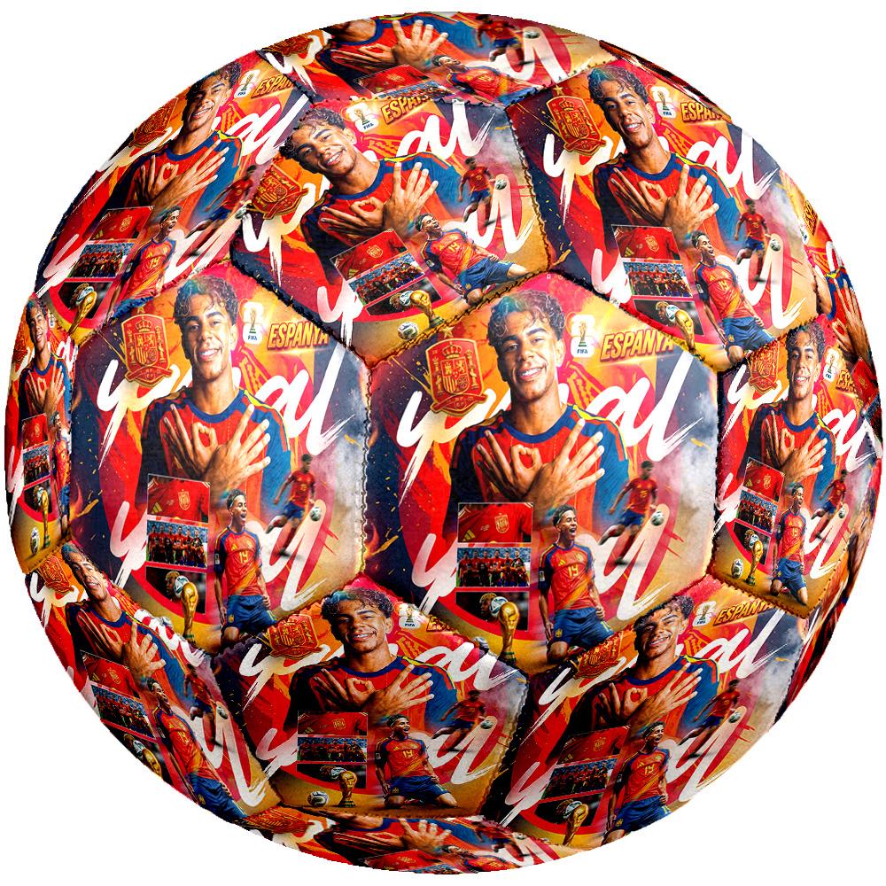 Lamin Yamal Size 5 Soccer Football Machine Sewn Indooroutdoor Training And Matches Perfect Commemorative Gift For Soccer Lovers
