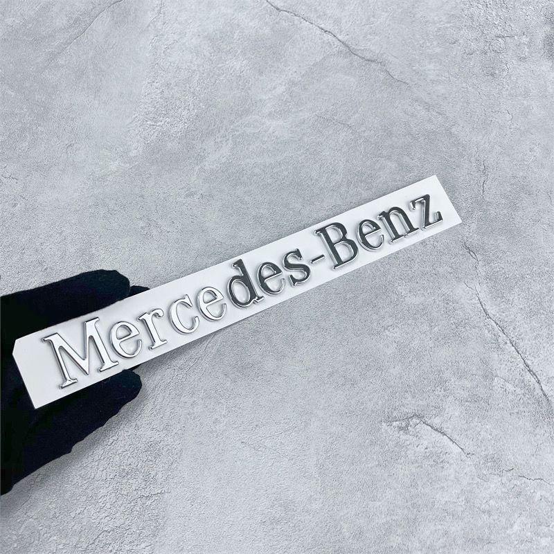 1pc Fashion ABS For Mercedes Benz C260 W204 W205 W211 W212 W190 W213 W168 W177 Car Trunk Logo Letter Sticker Badge Decoration KR9