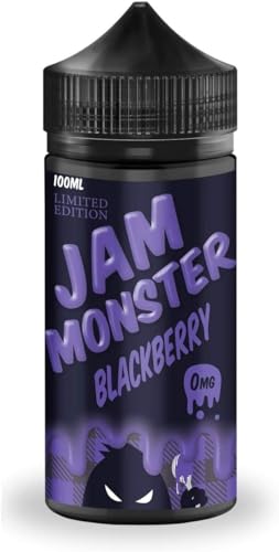 Płyn do e-papierosów JAM MONSTER VAPE, Beznikotynowy (JEŻYNA, 100ml)