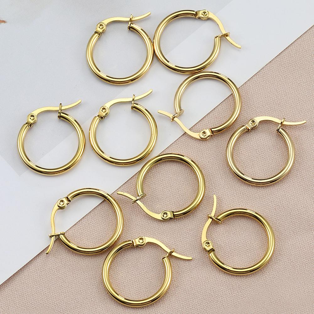 10pcs Stainless Steel Open Earrings Base for Jewelry Making Earring DIY