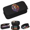 Colorful Lion Head Pencil Cases for Students Gifts Pen Box Pencil Bag Big Capacity Pencil Pouch