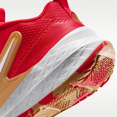 Nike Team Hustle D 12 University Red Metallic Gold (PS)