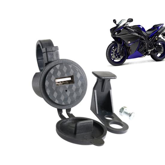 Motocyklová nabíječka s jedním USB portem Vodotěsný PC rychlonabíjecí adaptér