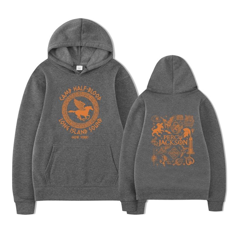 Camp Half Blood Long Island Sound Percy Jackson Hoodie Harajuku Men's Casual Fashion Streetwear