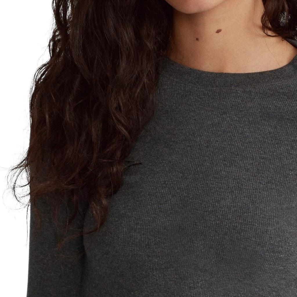 Polo Ralph Lauren Slim Fit Einfarbig Rundhals Langarm T-Shirt Damen Oberteile 211814423-002